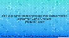 Silly yogi Winter hand knit fleece lined classic woolen legwarmer-Camel-One size Review