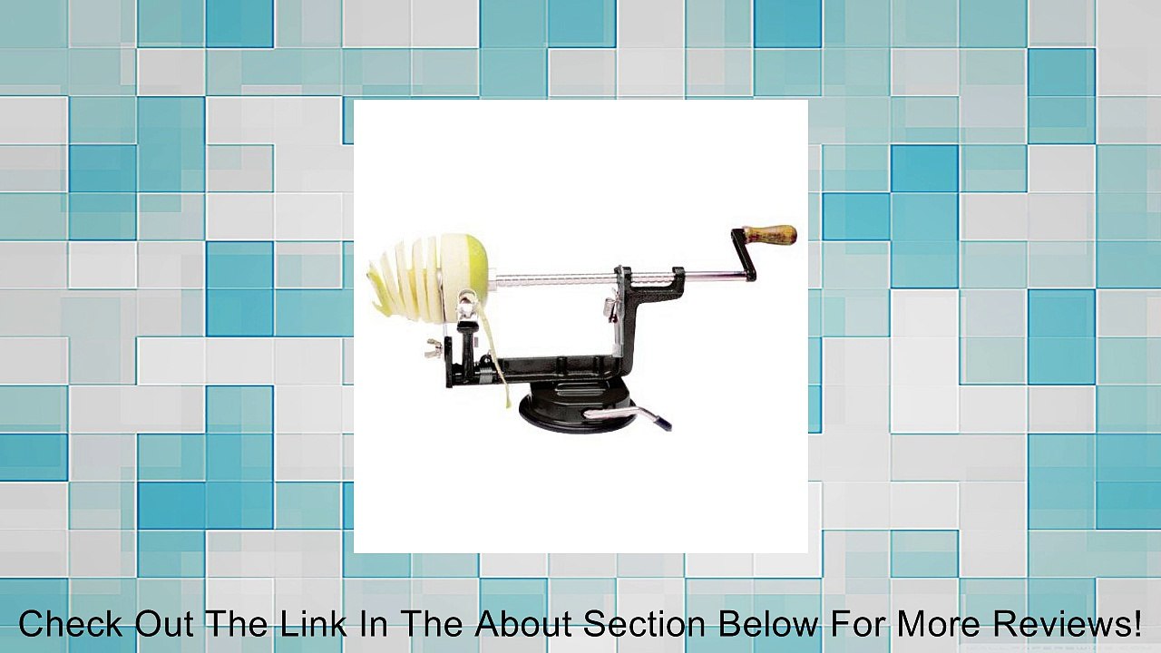 Apple And Potato Peeler, Corer, and Slicer (BLACK) Review