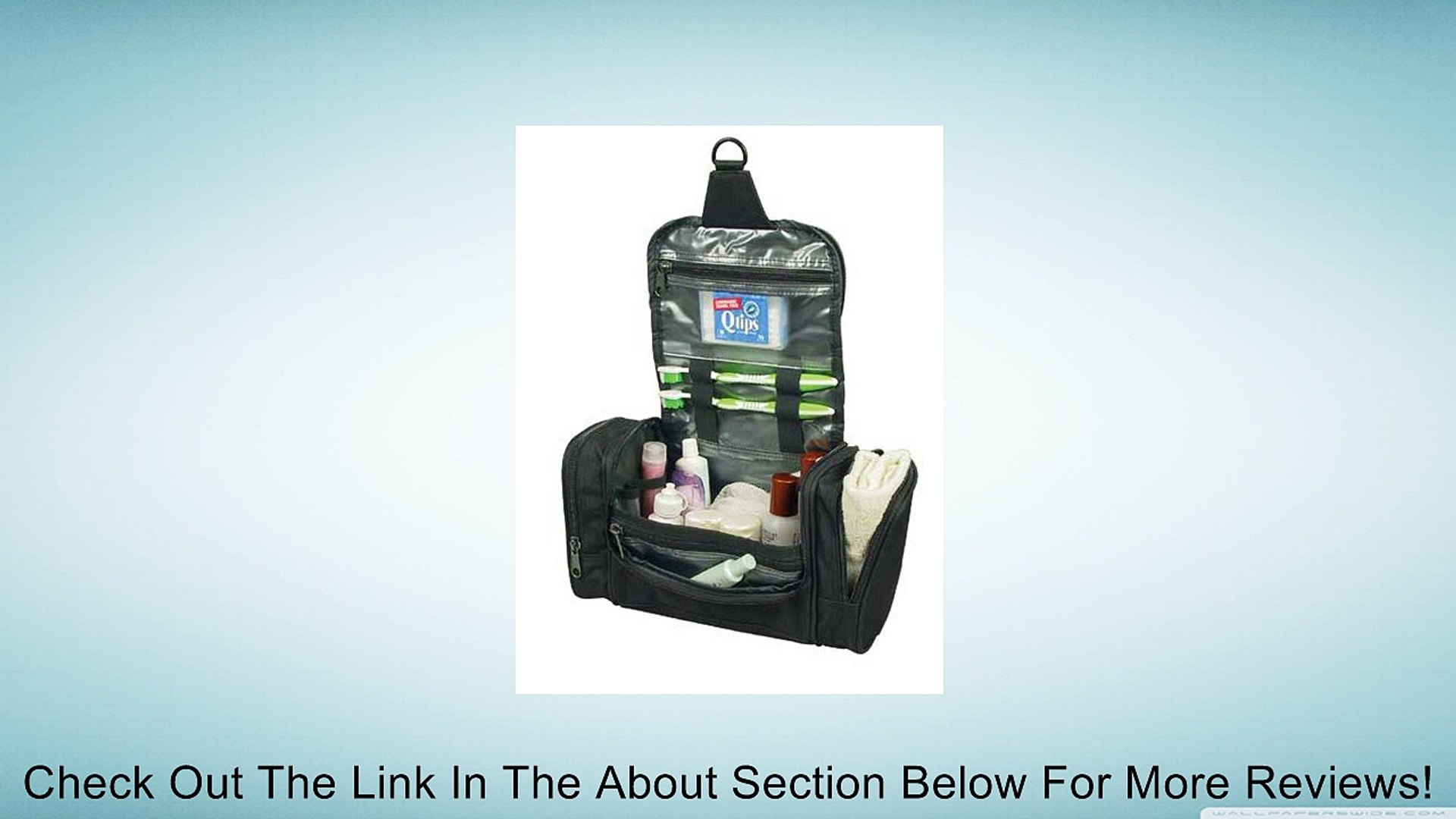 ⁣Deluxe Travel Kit Organizer w/ Hanging Hook Review