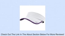 Nike Womens Adjustable Golf Dot Visor White/Violet 585922-100 Review