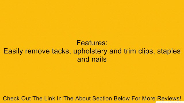 TEKTON 27031 4-Inch Pro Tack Puller Review