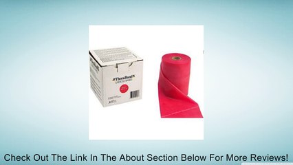 Thera-Band- 50 Yard- Red Review