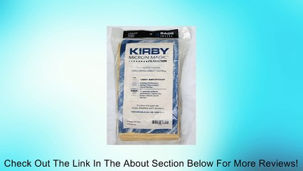 Kirby vac bags (9 count) for Models G4, G5 and Gsix Review
