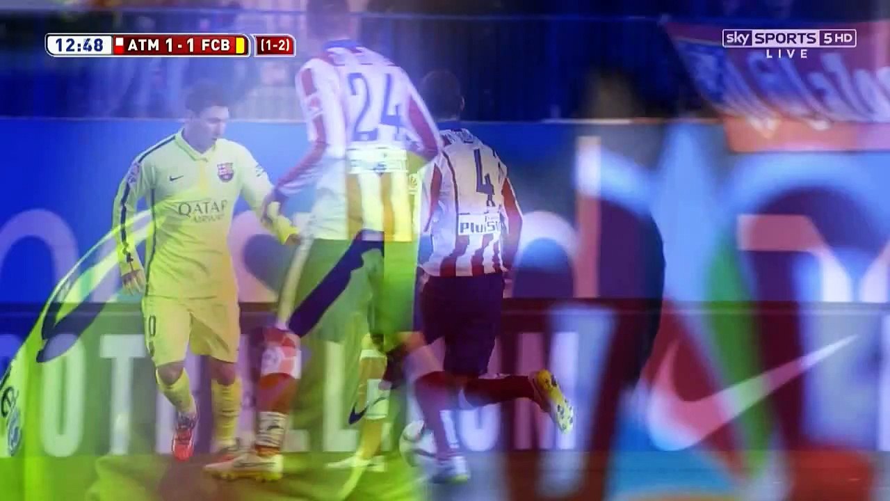 Lionel Messi vs Atletico Madrid (Away) (Copa del Rey) 14-15 HD 720p By Tubesport