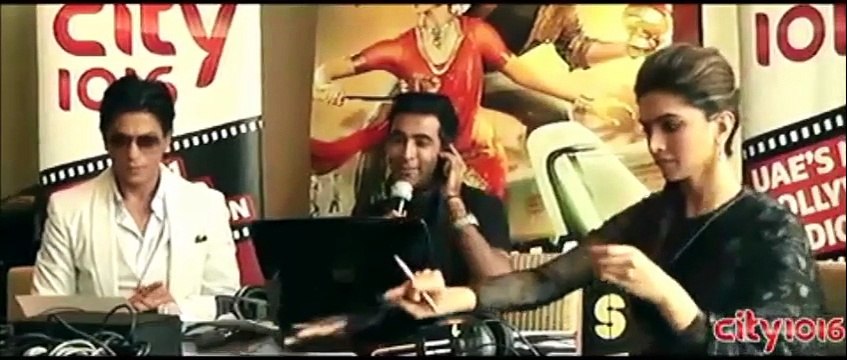 SRK & Deepika on City 1016 Radio
