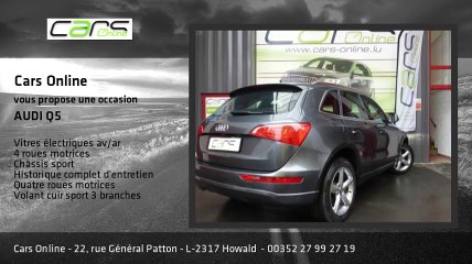 Annonce Occasion AUDI Q5 2.0 TDI QUATTRO S LINE STRONIC