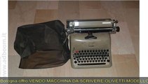 BOLOGNA, CASALECCHIO DI RENO   VENDO MACCHINA DA SCRIVERE OLIVETTI MODELLO LEXIKON 80 EURO 60