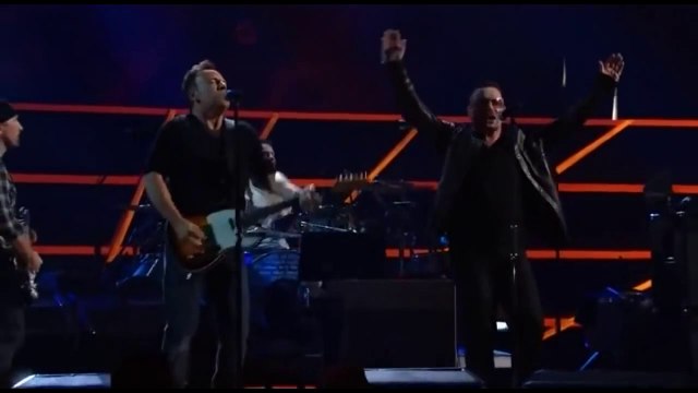 U2 @ Rock & Roll Hall Of Fame Concert