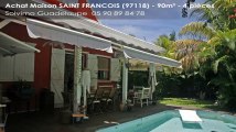 A vendre - maison/villa - SAINT FRANCOIS (97118) - 4 pièces - 90m²