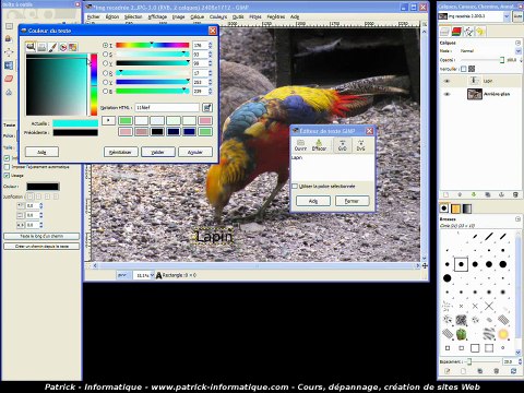 Tuto - Gimp 2.8 - Ajouter du texte sur une image