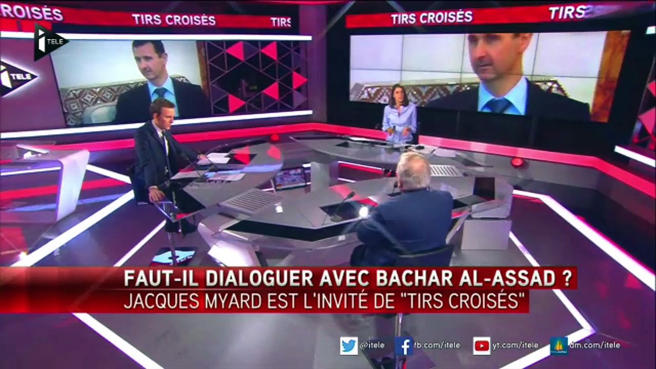 Jacques Myard : "Bachar el-Assad est un élément incontournable de la solution politique" sur i-Télé