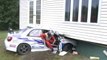 Un pilote de Subaru WRX se crash dans une maison... Et sa réaction est juste énorme!