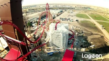 Cannibal Roller Coaster Construction Update February 2015 (HD POV) Lagoon Park
