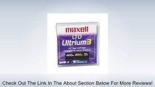 Maxell LTO Ultrium 3 400/800GB 1,000,000+ Head Passes Tape Cartridge Review