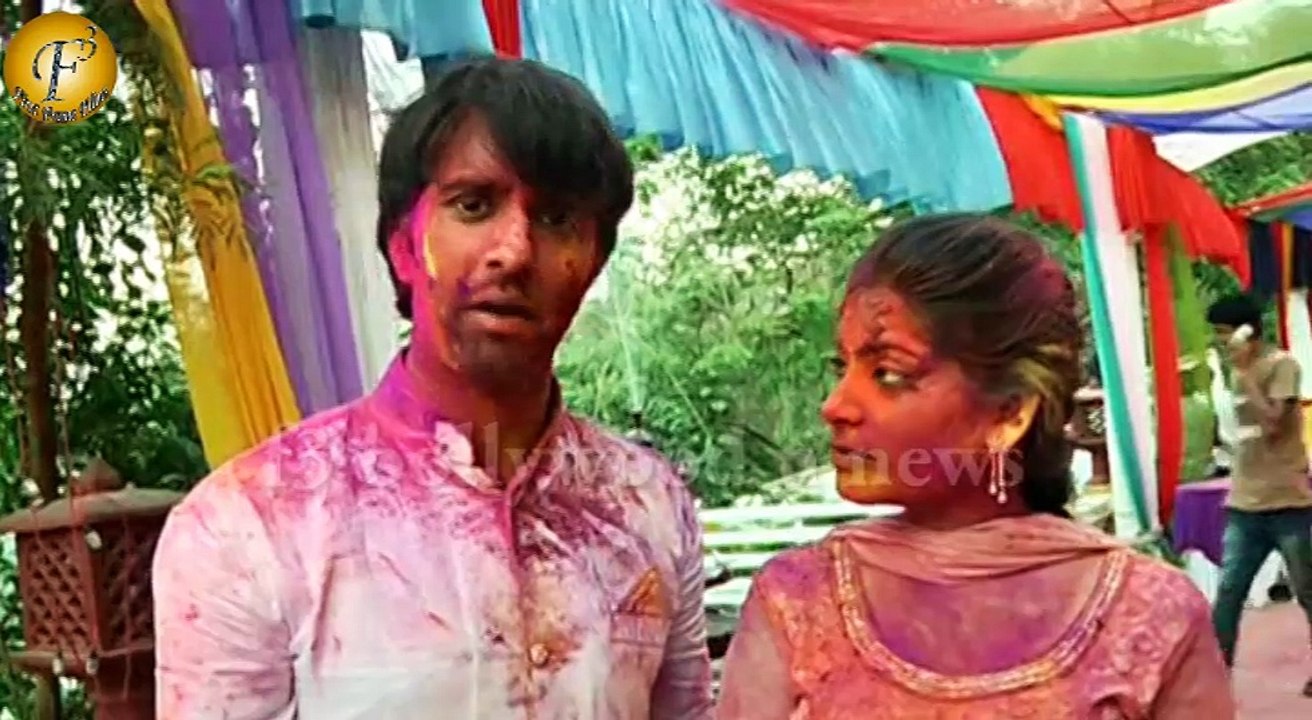 Holi Celebration on sets of suhani si ek ladki On Location