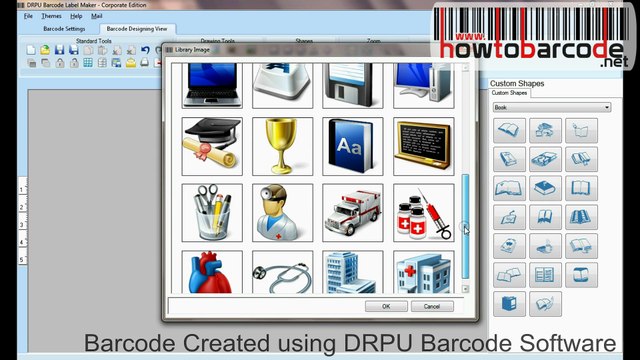 Standard 2 of 5 Font using to design barcode labels