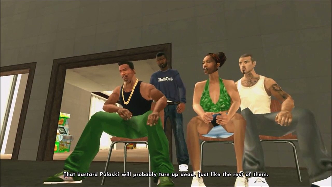 GTA San Andreas Mission 91 Riot Walkthrough (XBOX360)