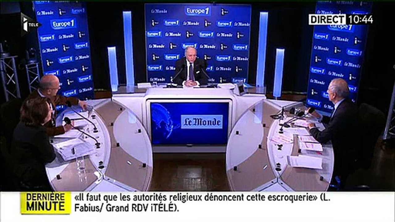 Fabius sur les parlementaires partis en Syrie 2