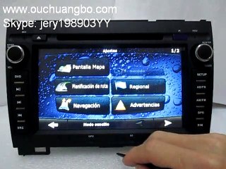 Ouchuangbo Great Wall Haval H3 GPS multimedia spanish free chile map