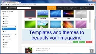 The best magazine publishing platform to create stunning online magazine with page turning effect