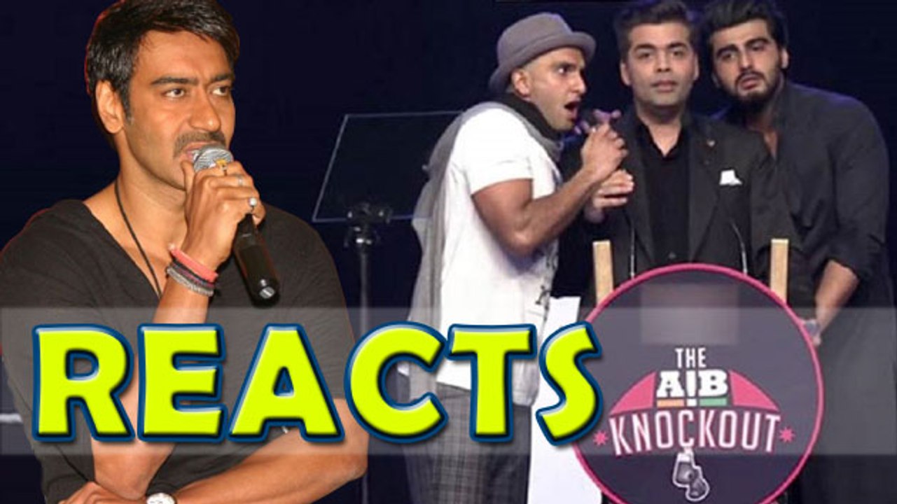 Ajay Devgn REACTS | AIB Controversy