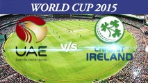 2015 WC IRE vs UAE: Gary Wilson on close win over UAE