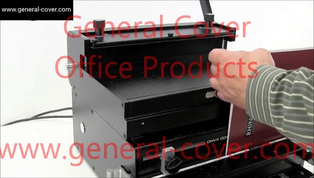 Perforelieuse professionnelle à anneaux métalliques Onyx 3-en-1 PPS et Onyx HD 8000