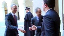 Roma - Arrivo del Segretario Generale della Nato, Jens Stoltenberg (26.02.15)