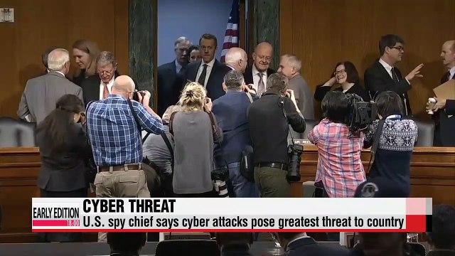 U.S. intelligence chief says cyber attacks pose greatest threat to U.S. security