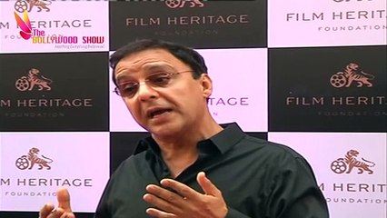 Vidhu vinod chopra visit at Film Heritage Foundation Workshop