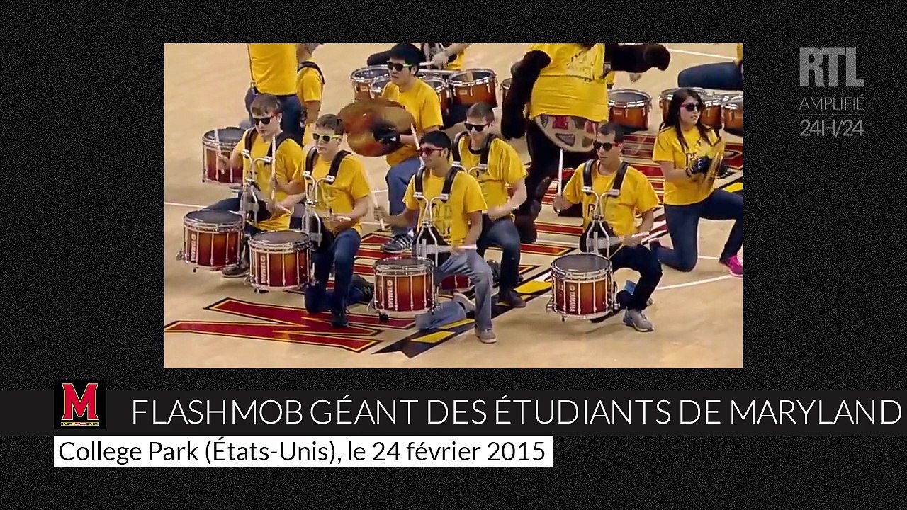 Le flashmob géant des étudiants de l'Université du Maryland
