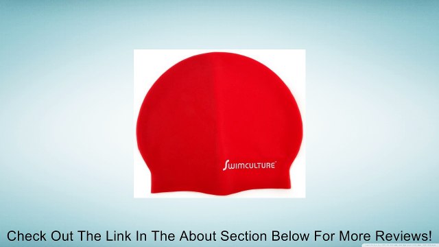 Ultra Premium Silicone Swim Cap for Men and Women to Keep Your Hair Dry - Covered by Swim Culture's Industry Leading Lifetime Warranty - Recreational, Competitive and Fitness Swimmers - Lightweight and Comfortable for Adults, Children, Boys and Girls - Gr