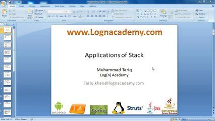 16. Data Structure and Implementation- Applications of Stack