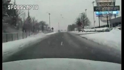 CRAZY! Dash Cam of Ohio Driver Getting Ejected Into Middle of Highway