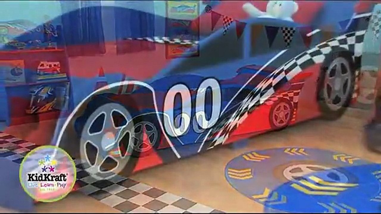 Kidkraft Race Car Toddler Bed video Dailymotion