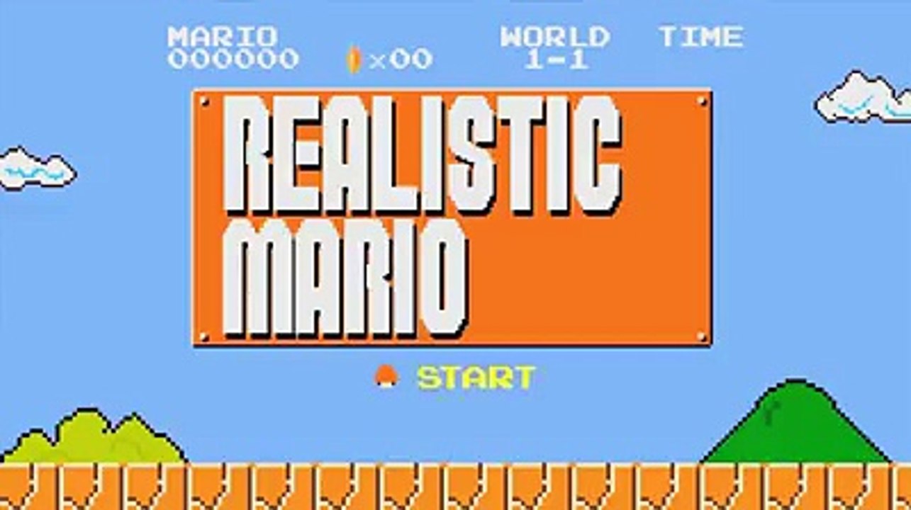 Realistic Mario Funny Video