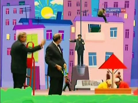 staroetv.su / Городок (Россия, 2008) 192 выпуск. Городок с Дедом Морозом