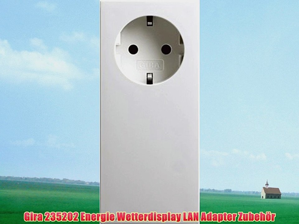 Gira 235202 Energie Wetterdisplay LAN Adapter Zubehör