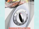 BBQ Gasgrill 4 1 silber Edelstahl DE/AT/CH inkl. Timer und Grill Temperaturanzeige - TÜV Rheinland