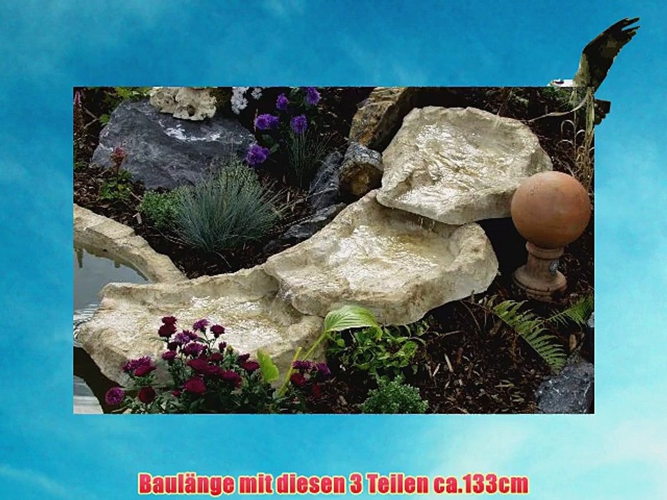 wasserkaskaden 1111a Eder mit Quelle Pumpe und Schlauch Wasserfall Bachlauf auch für den kleinen