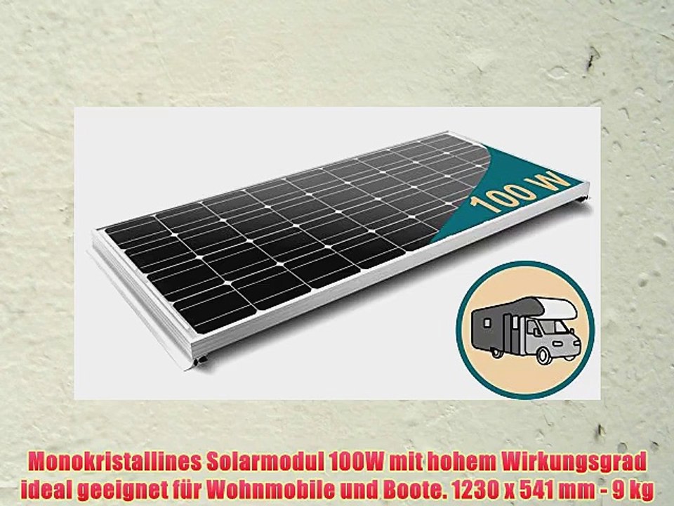 100W Solar-Wohnmobil-Set - Komplettsatz