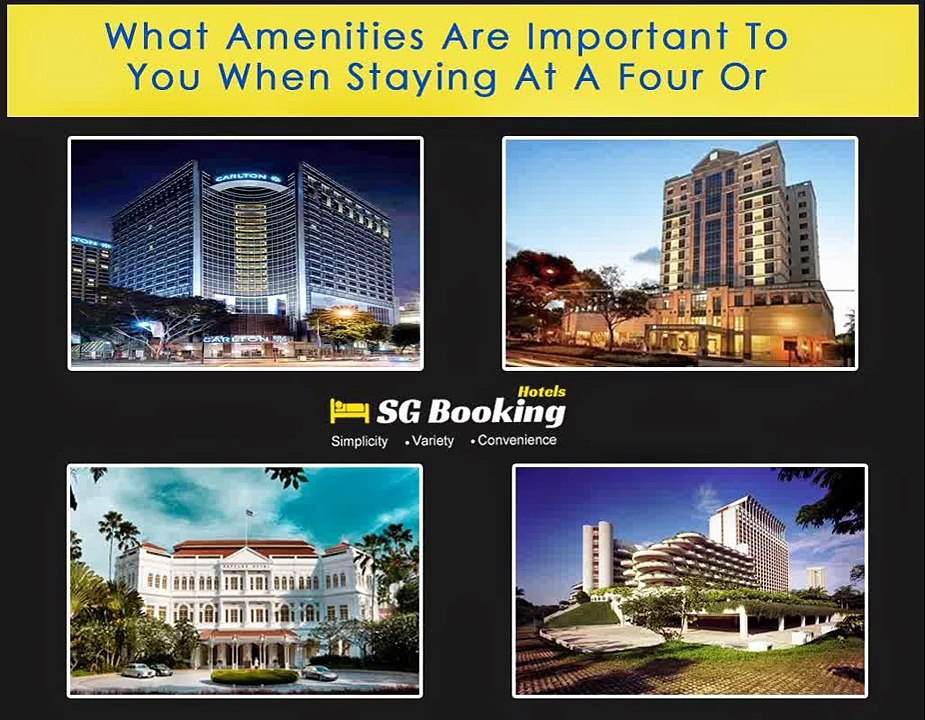 What Amenities Are Important To You When Staying At A Four Or Five Star Hotel
