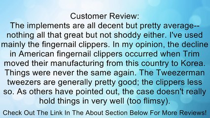 Tweezerman G.E.A.R. Essential Grooming Kit Review