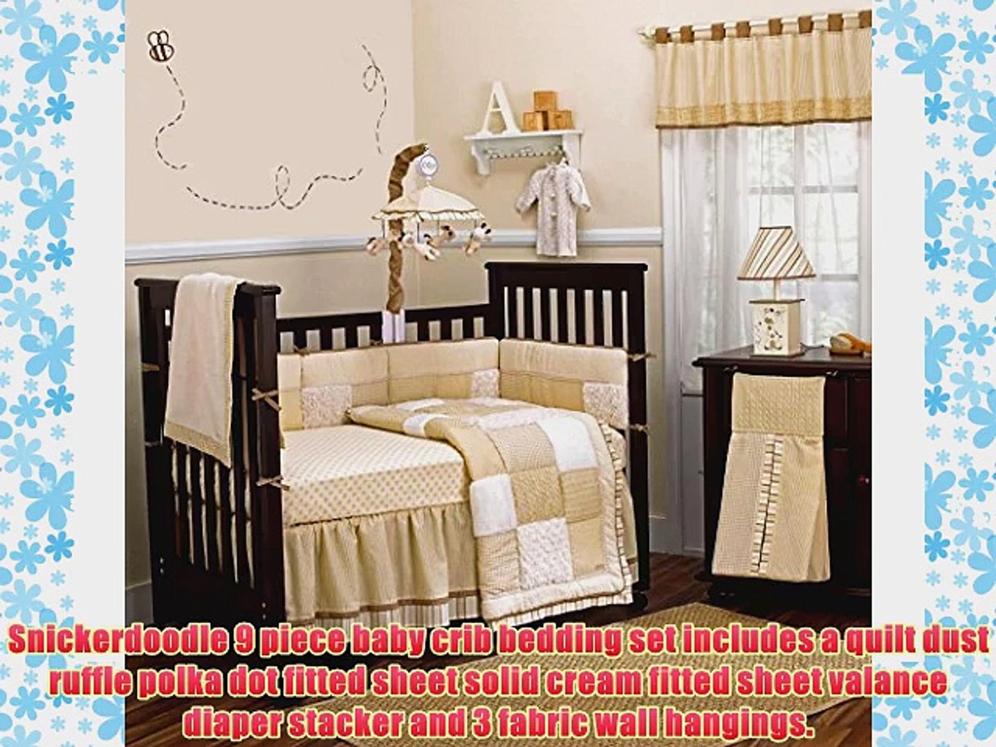 Snickerdoodle 9 Piece Baby Crib Bedding Set By Cocalo Video