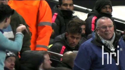 Neymar Tries to Fight Against Manchester City Fan After Being Teased