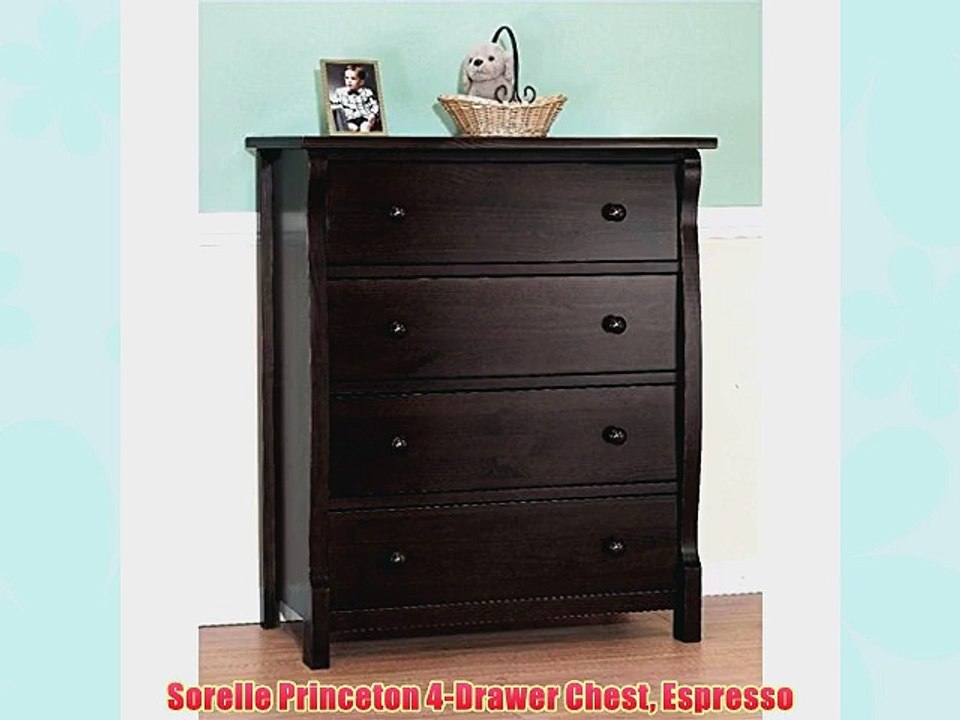 Sorelle Princeton 4 Drawer Chest Espresso Video Dailymotion