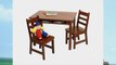 Lipper International 534C Child's Rectangular Table and 2-Chair Set Cherry