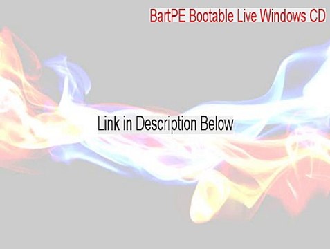 BartPE Bootable Live Windows CD/DVD Download - Instant Download [2015]