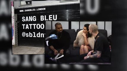 Download Video: Kim Kardashian And Kanye West Mark Their Trip To London With New Tattoo