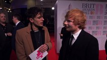 Ed Sheeran on Sam Smith rift - BRITs 2015